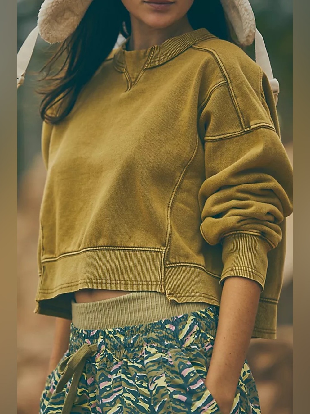 Free People Intercept Pullover Size Small Oversized